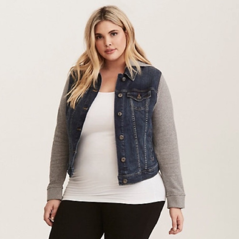 Fleece Denim Jacket